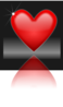 Shiny Heart Clip Art