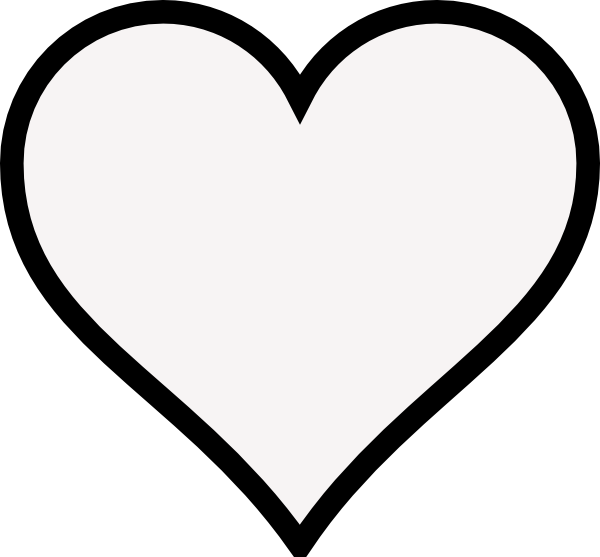 Download Heart- Outline Clip Art at Clker.com - vector clip art ...