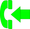 Big Phone Green Clip Art