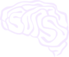 Brain Light Purple Clip Art