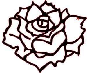 Dark Rose Clip Art