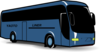 Blue Bus Clip Art