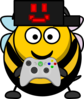 Gaming Bee Clip Art