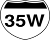 Interstate Sign 4 Clip Art