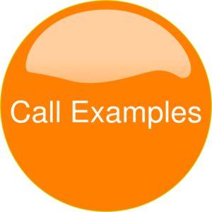 Orange Button Protocol Clip Art