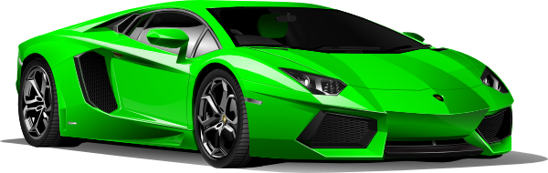 Green Lamborghini Clip Art at Clker.com - vector clip art online