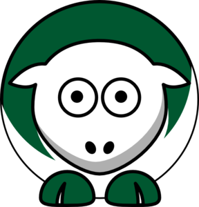 Sheep - Dartmouth Big Green - Team Colors - College Football Clip Art