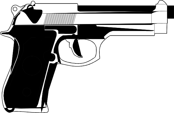 9mm Hand Gun Tattoo Clip Art at Clker.com - vector clip art online