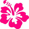 Hibiscus Fuschia Clip Art