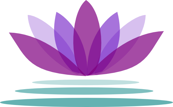 Purple Lotus Flower With Water Clip Art at Clker.com - vector clip art