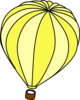 Hot Air Balloon Yellow Clip Art