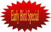 Early Bird Special Clip Art