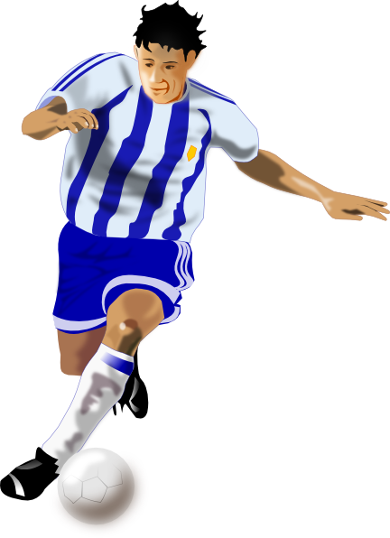 Football Player Clip Art at Clker.com - vector clip art online, royalty