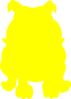 Yellow Bulldog Clip Art