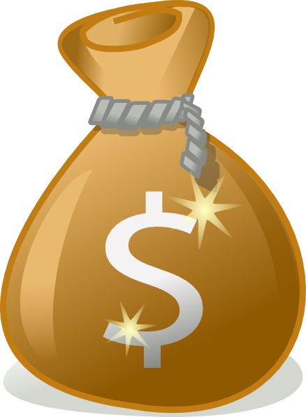 Money Bag Clip Art at Clker.com - vector clip art online, royalty free & public domain
