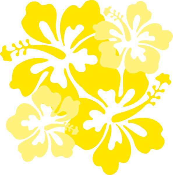 Hibiscus Yellow Clip Art At Vector Clip Art Online Royalty