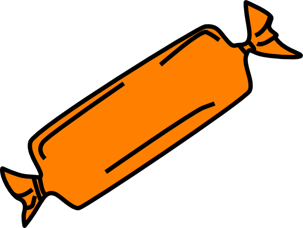 Download Orange Candy Bar Clip Art at Clker.com - vector clip art online, royalty free & public domain
