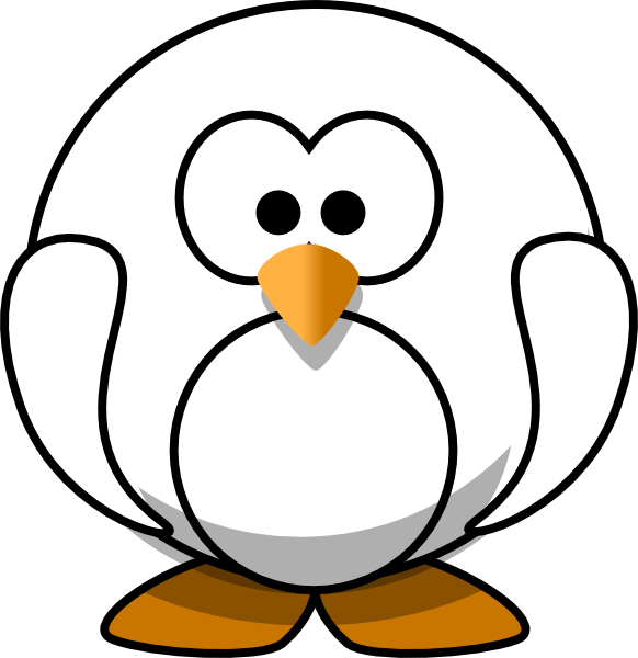 Black And White Penguin Clip Art at Clker.com - vector clip art online