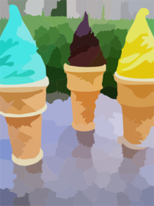Ice Cream Cones Clip Art