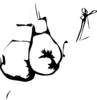 White Boxing Gloves Clip Art