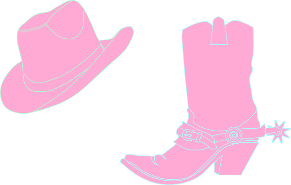Cowgirl Hat And Boot Clip Art at Clker.com - vector clip art online ...