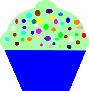 Cupcake Greenni Clip Art
