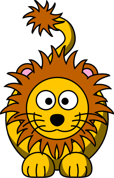 Cartoon Golden Lion Clip Art at Clker.com - vector clip art online