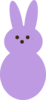 Purple Peep Clip Art