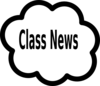 Class News Cloud Clip Art
