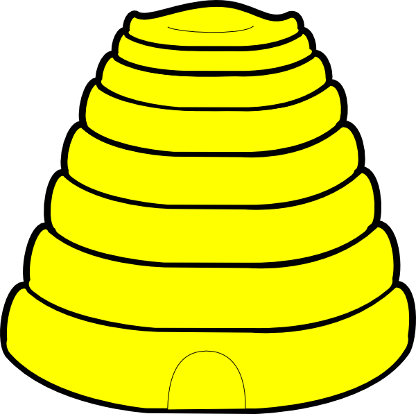 Beehive Clip Art at Clker.com - vector clip art online, royalty free