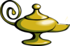 Magic Lamp - No Fire Clip Art