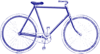 Dark Blue Bike Clip Art