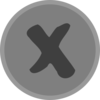 Small-grey-x-mark.png Clip Art