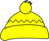 Yellow Winter Hat Clip Art