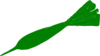 Green Dart 1 Clip Art