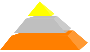 Pyramid 3 Blocks Gsb Clip Art
