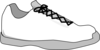 Gray Shoe Clip Art