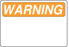 Warning Orange Sign Clip Art