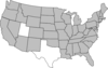 Shaded Us Map Clip Art