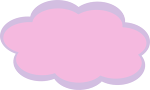  Pink Cloud Clip Art  at Clker com vector clip  art  online 