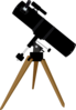 Reflector Telescope Clip Art