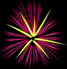 Pink Fireworks Clip Art