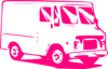 Pink Truck Clip Art