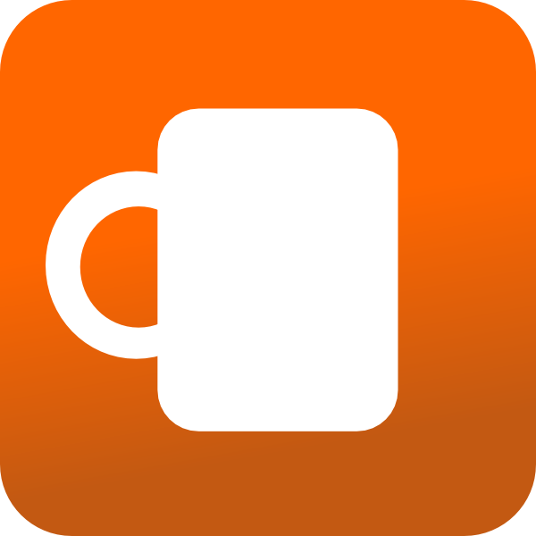 Coffee Orange Icon Clip Art at Clker.com - vector clip art online ...