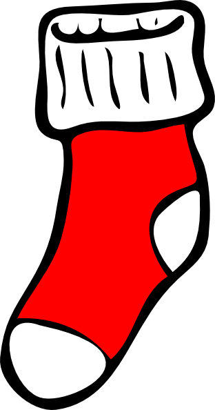 Sock Clip Art at Clker.com - vector clip art online, royalty free ...
