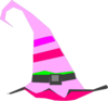 Witch Hat Pink Clip Art