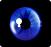 Deep Blue Eye Clip Art