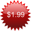 $1.99 Red Star Price Tag Clip Art