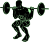 Weight Lifter Clip Art