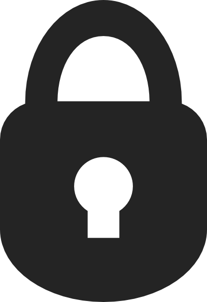 Padlock Icon Clip Art at Clker.com - vector clip art online, royalty